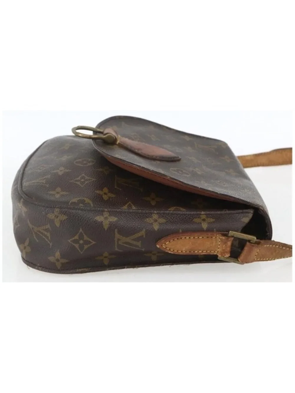 Authentic LOUIS VUITTON Monogram Saint Cloud GM Shoulder Bag M51242 LV